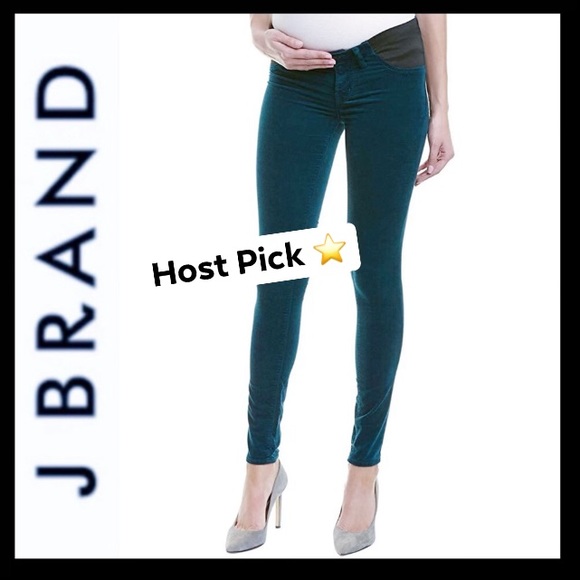 J Brand Denim - NWT⭐️HP⭐️J Brand Velvet Skinny Maternity Jeans